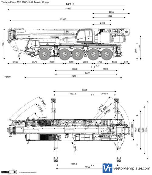 Tadano Faun ATF 110G-5 All Terrain Crane