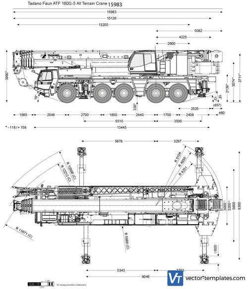 Tadano Faun ATF 180G-5 All Terrain Crane