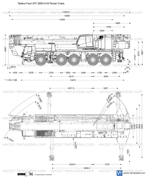Tadano Faun ATF 200G-5 All Terrain Crane