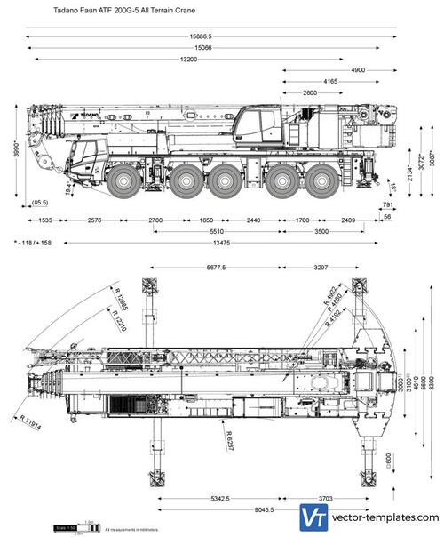 Tadano Faun ATF 200G-5 All Terrain Crane