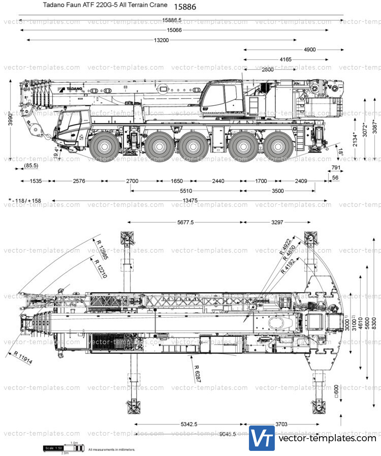 Tadano Faun ATF 220G-5 All Terrain Crane