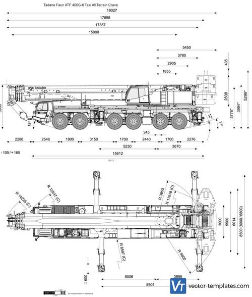 Tadano Faun ATF 400G-6 Taxi All Terrain Crane