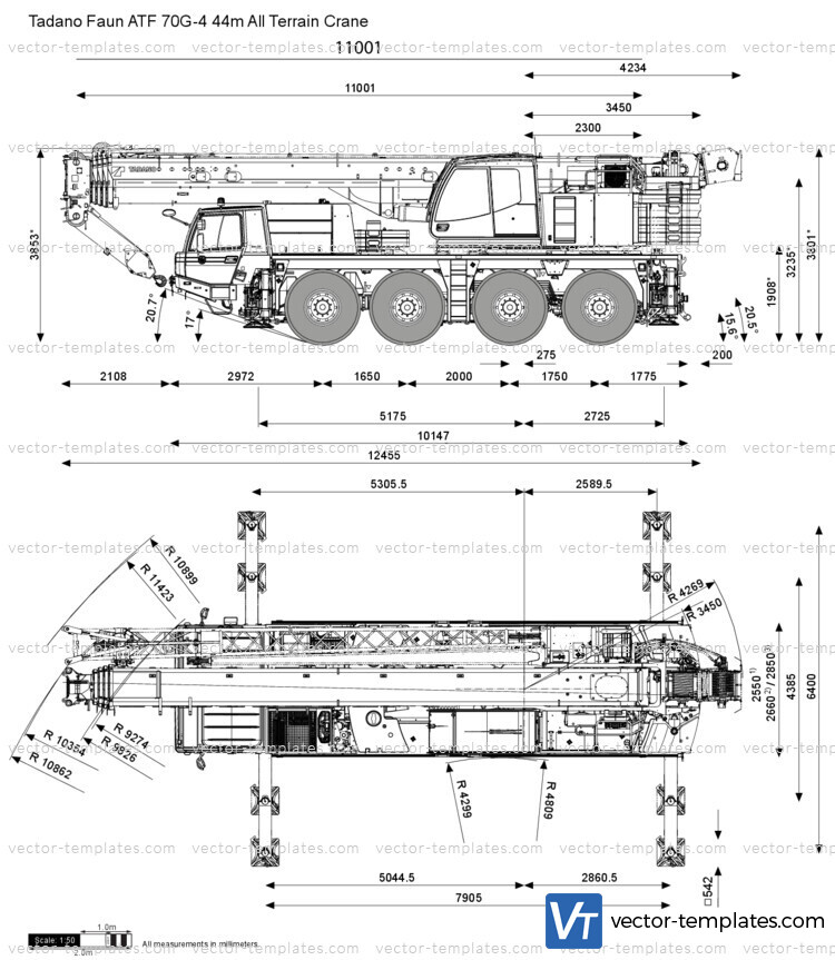 Tadano Faun ATF 70G-4 44m All Terrain Crane