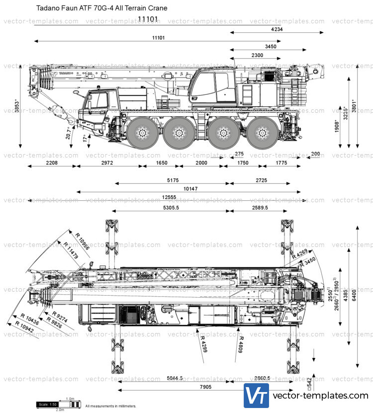 Tadano Faun ATF 70G-4 All Terrain Crane