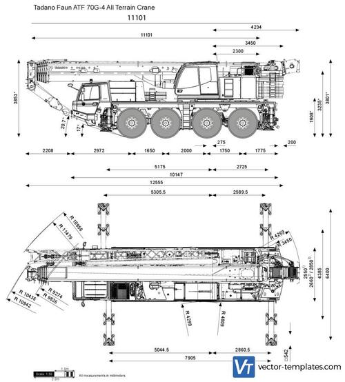 Tadano Faun ATF 70G-4 All Terrain Crane