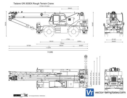 Tadano GR-300EX Rough Terrain Crane