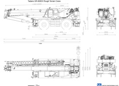 Tadano GR-600EX Rough Terrain Crane