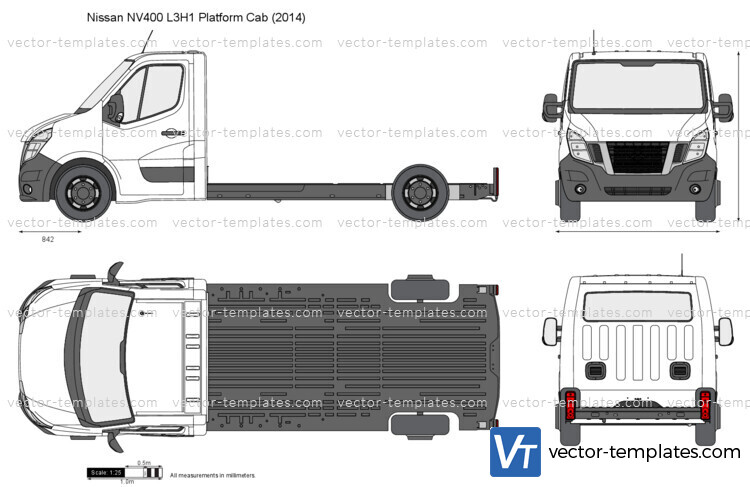 Nissan NV400 L3H1 Platform Cab