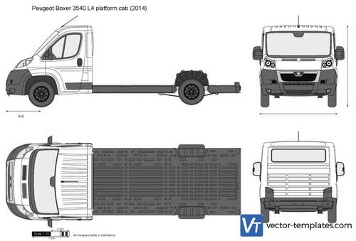 Peugeot Boxer 3540 L4 platform cab