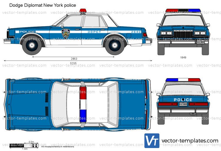 Dodge Diplomat New York police