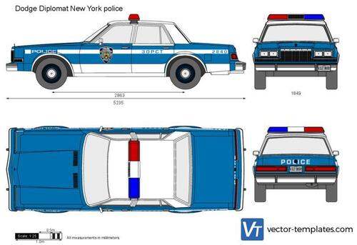 Dodge Diplomat New York police