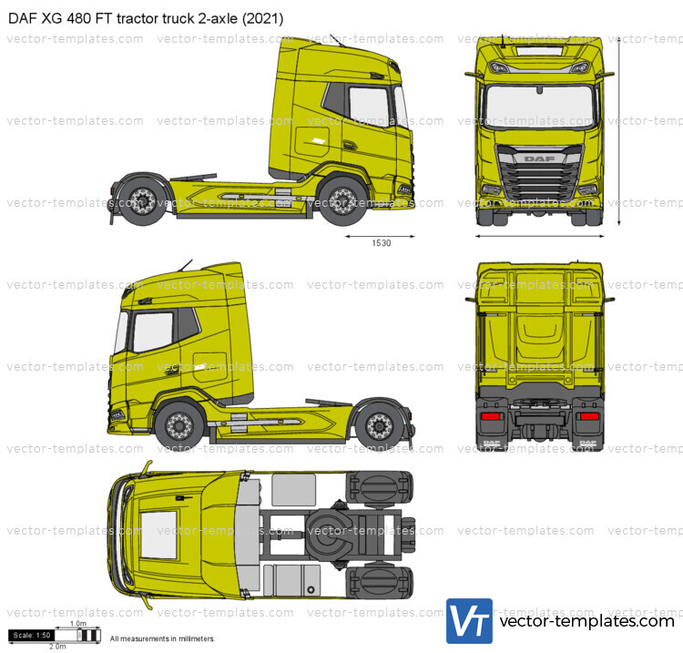 DAF XG 480 FT tractor truck 2-axle