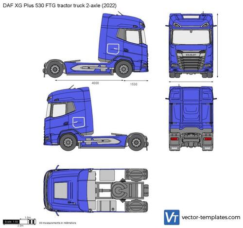 DAF XG Plus 530 FTG tractor truck 2-axle