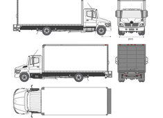 Hino 185 box truck