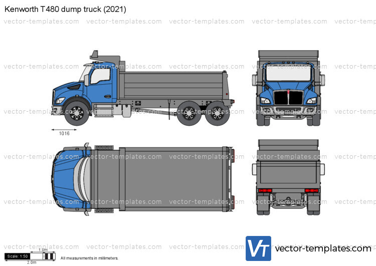 Kenworth T480 dump truck