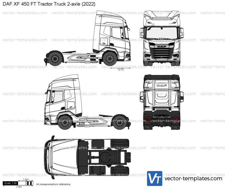 DAF XF 450 FT Tractor Truck 2-axle