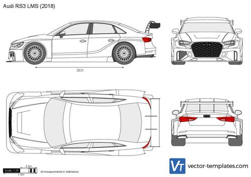 Audi RS3 LMS blank