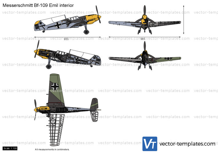 Messerschmitt Bf-109 Emil interior