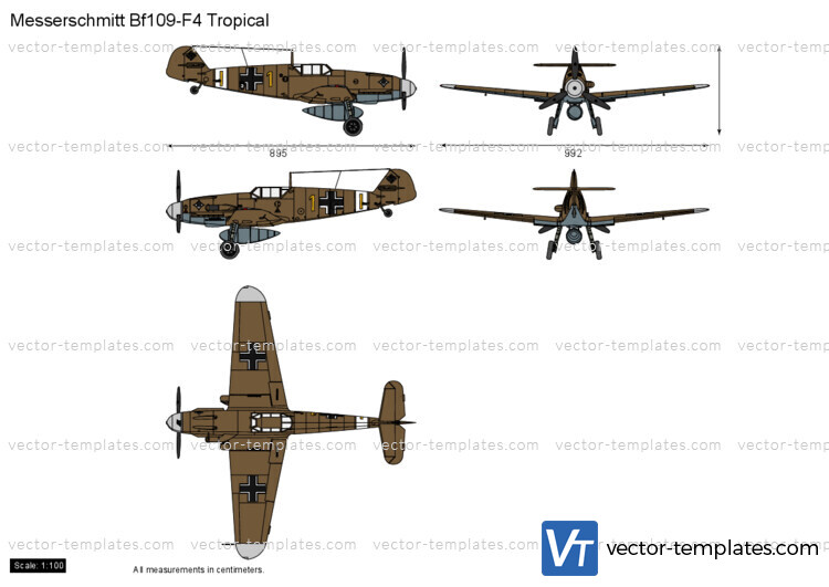 Messerschmitt Bf109-F4 Tropical