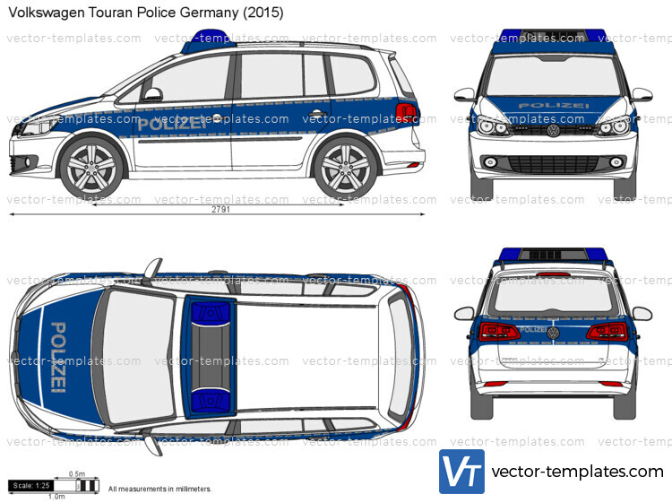 Volkswagen Touran Police Germany