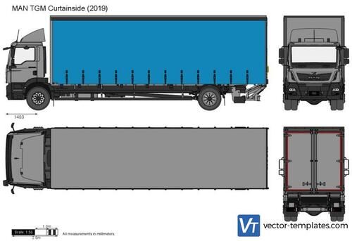 MAN TGM Curtainside