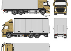Volvo FM 370 Box Truck 3-axle