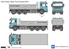 Volvo Electric Tipper Truck concept