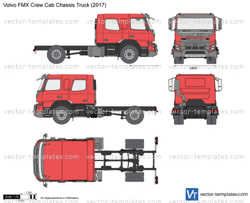 Volvo FMX Crew Cab Chassis Truck