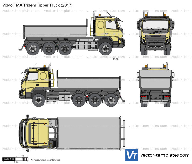 Volvo FMX Tridem Tipper Truck