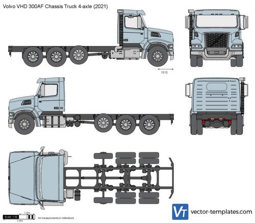 Volvo VHD 300AF Chassis Truck 4-axle