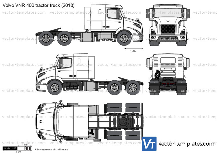 Volvo VNR 400 tractor truck