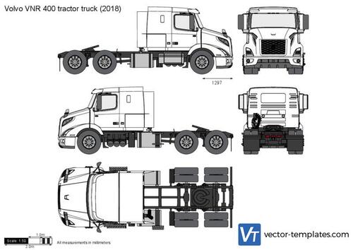 Volvo VNR 400 tractor truck