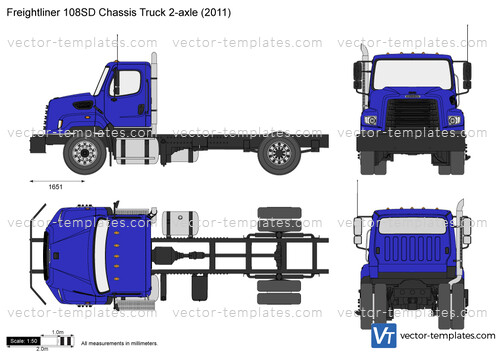 Freightliner 108SD Chassis Truck 2-axle