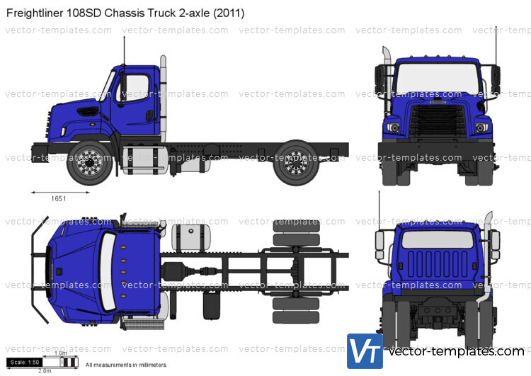 Freightliner 108SD Chassis Truck 2-axle