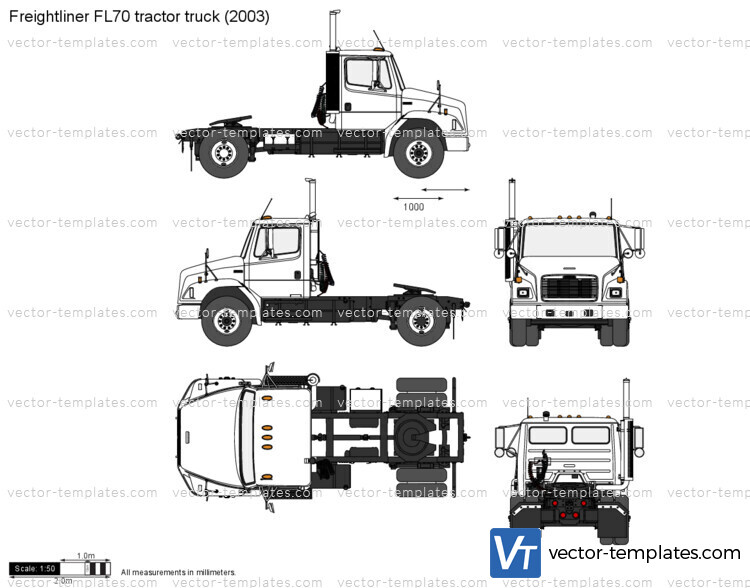 Freightliner FL70 tractor truck