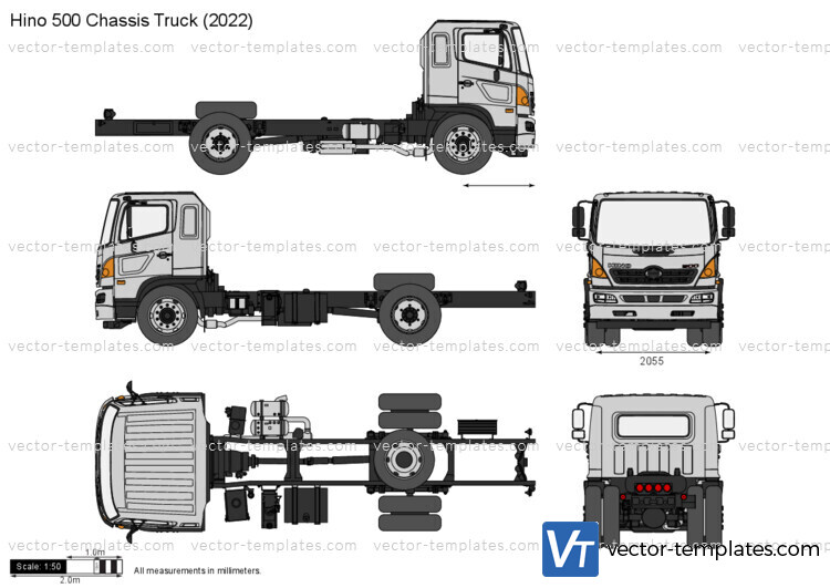 Hino 500 Chassis Truck