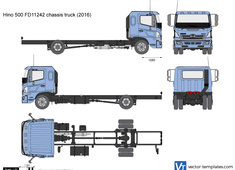 Hino 500 FD11242 chassis truck