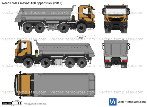 Iveco Stralis X-WAY 480 tipper truck