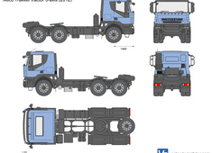 Iveco Trakker tractor 3-axis