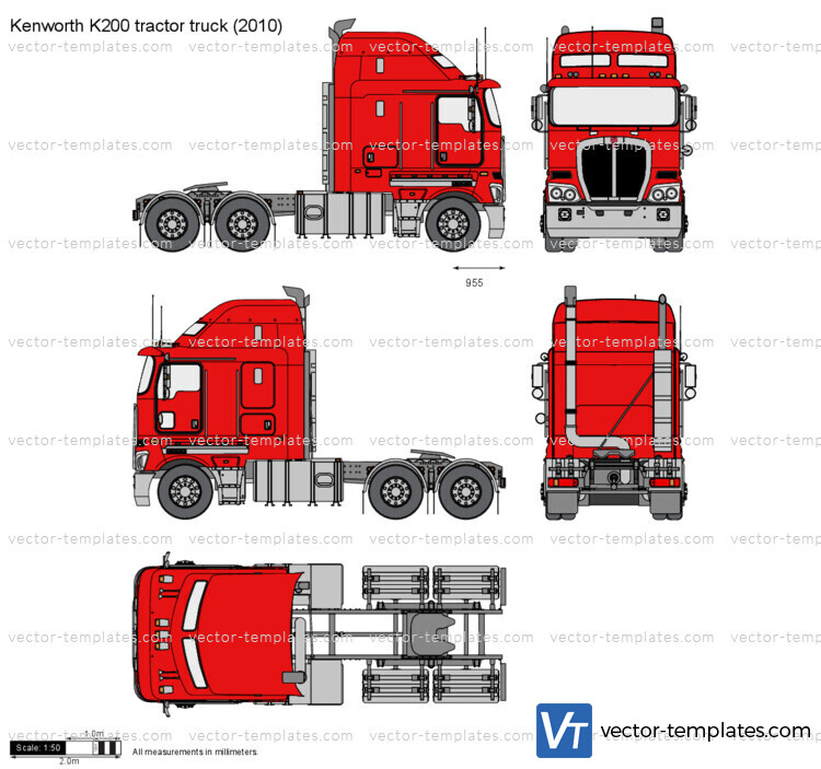 Kenworth K200 tractor truck