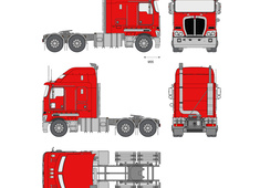 Kenworth K200 tractor truck