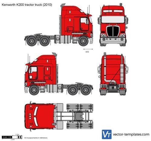 Kenworth K200 tractor truck