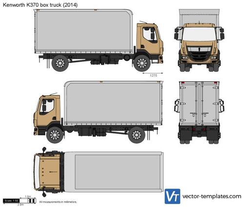 Kenworth K370 box truck