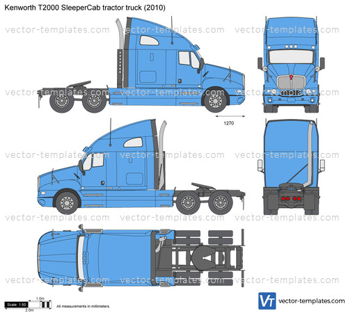 Kenworth T2000 SleeperCab tractor truck