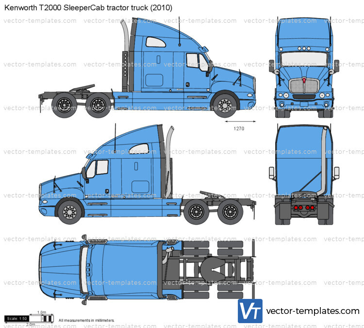 Kenworth T2000 SleeperCab tractor truck