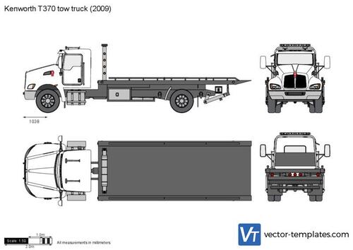 Kenworth T370 tow truck