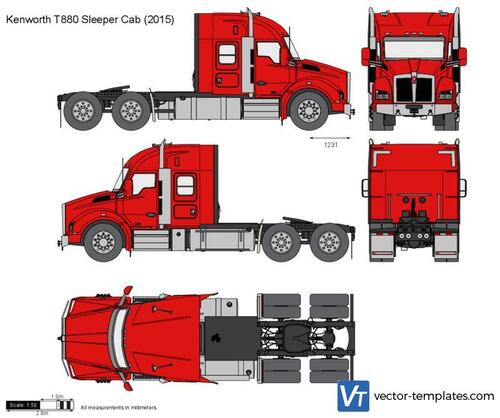 Kenworth T880 Sleeper Cab