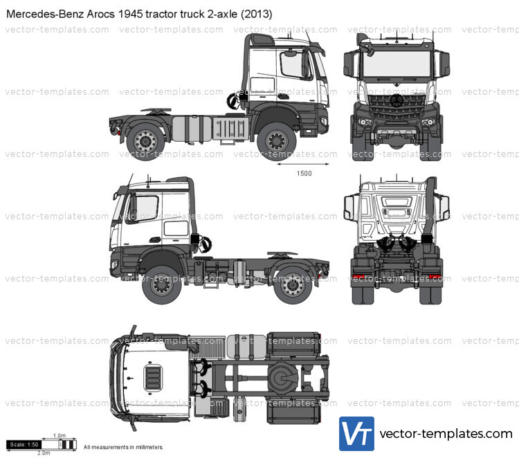 Mercedes-Benz Arocs 1945 tractor truck 2-axle