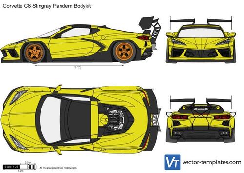 Chevrolet Corvette C8 Stingray Pandem Bodykit