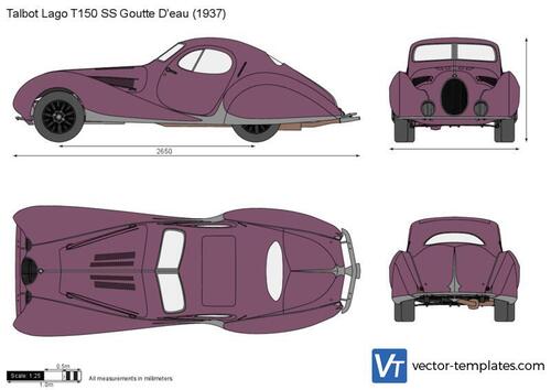 Talbot Lago T150 SS Goutte D'eau